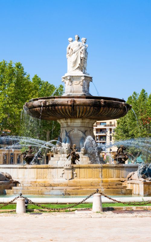 Rotunda Fountain in Aix en Provence